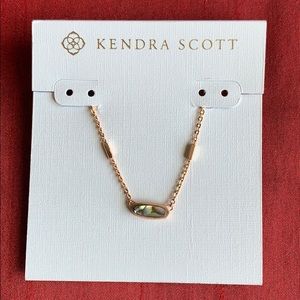 Kendra Scott Miya necklace with abalone stone